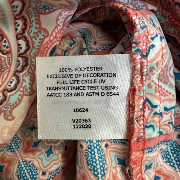 COOLIBAR UPF 50+ Cover-Up Swim Tunic Dress in Multi Paisley Print - Picture 7 of 11